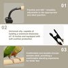 Give Your Bird The Perfect Seat Anywhere – Adjustable Portable Bird Perch Stand